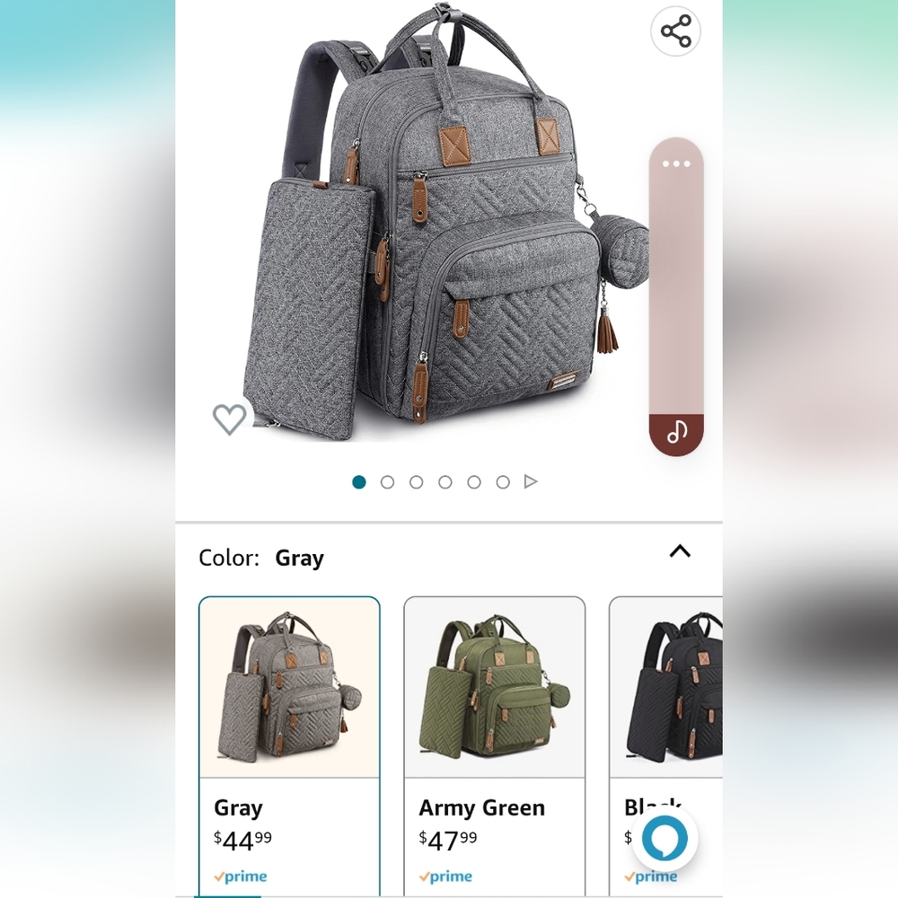 Iniuniu Diaper Bag Backpack